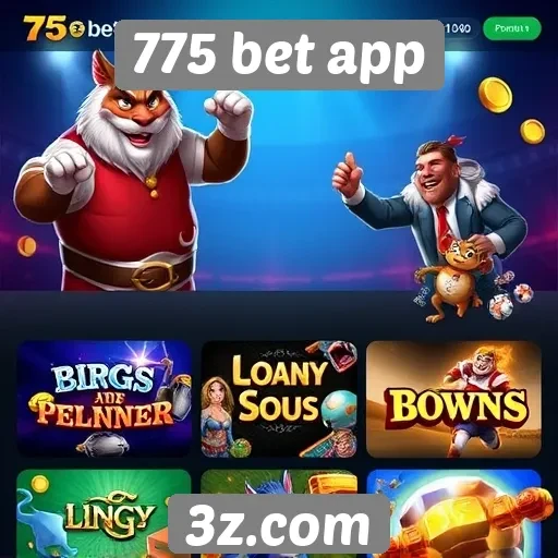 Principais jogos disponíveis no 775 bet app